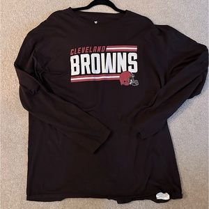 Fanatics 3x mens Cleveland Browns long sleeve tee! Baker is gone!